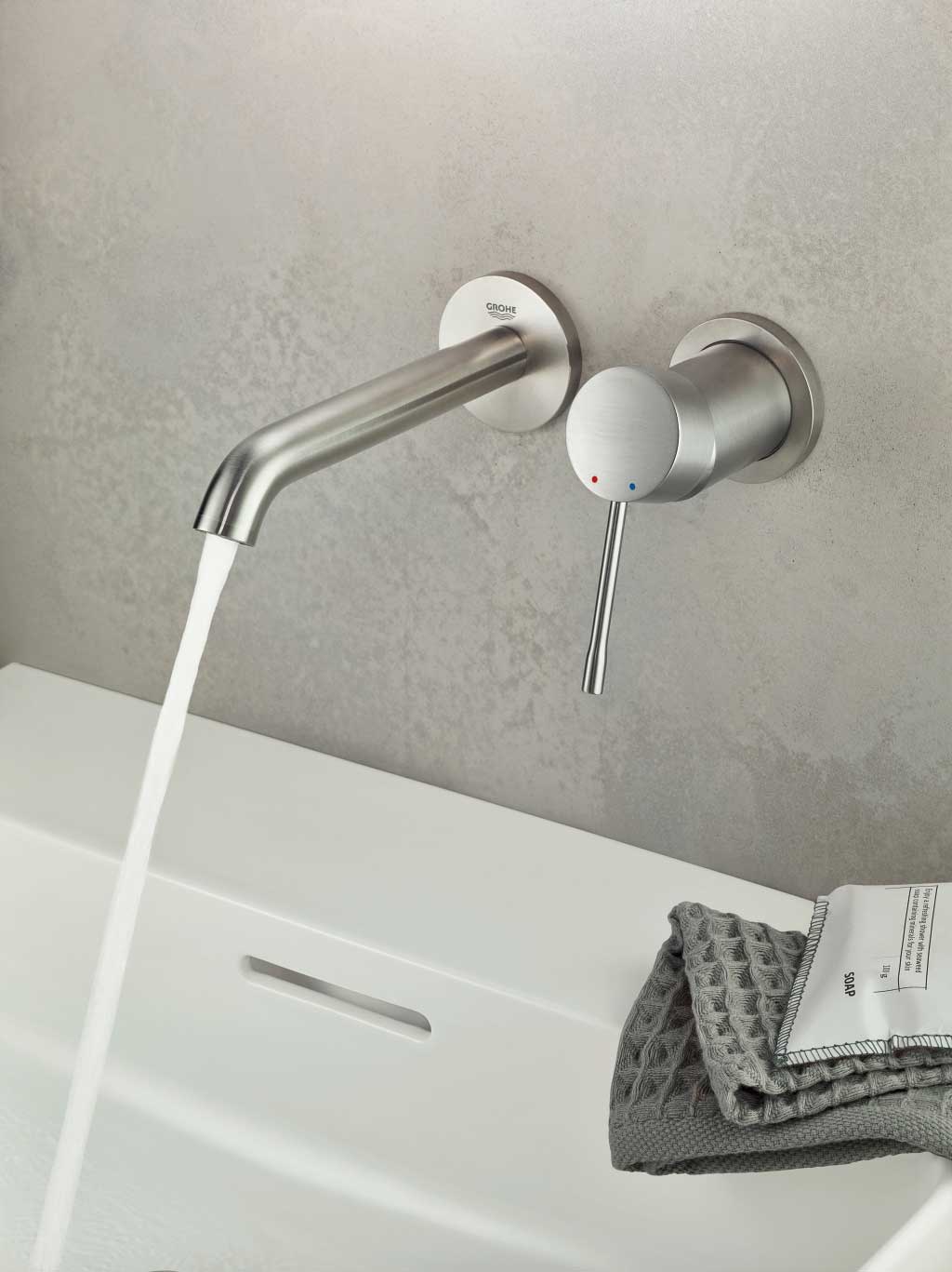 Armatura GROHE ESSENCE NEW - za umivalnik, stenska - Image 2