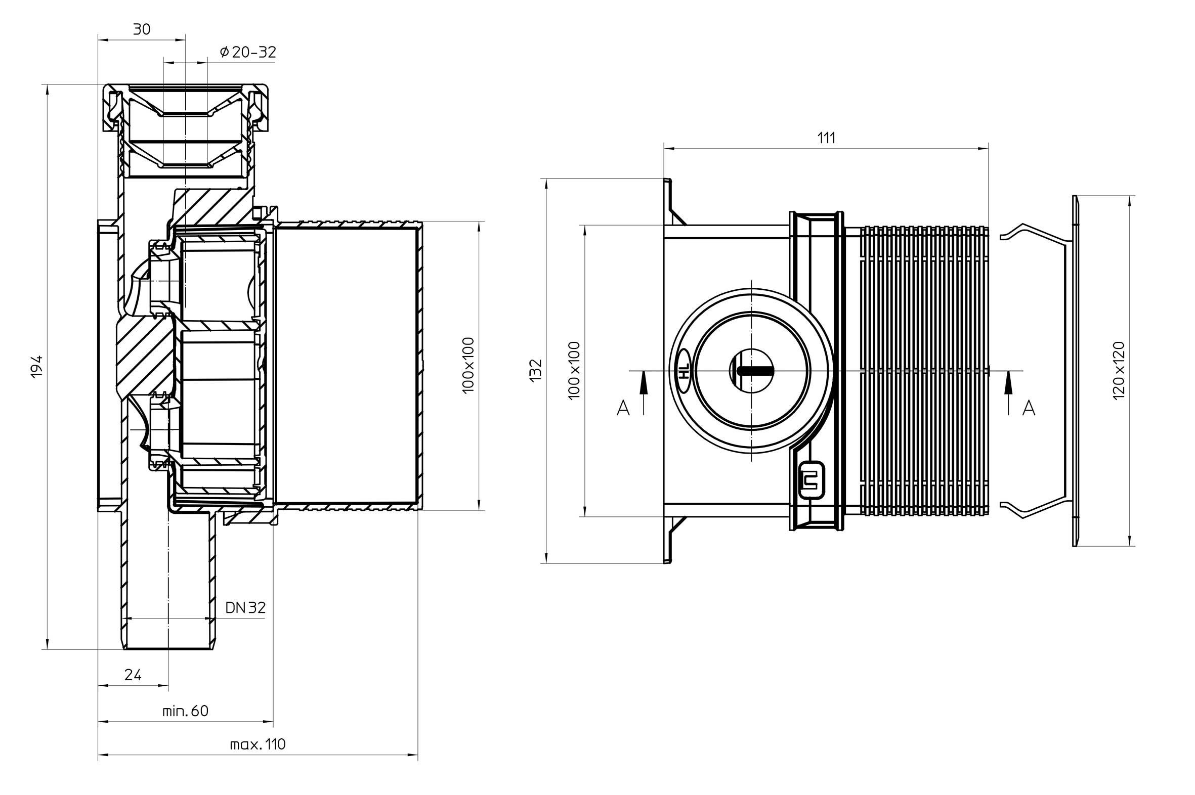 HL138N sifon za klime - slika 2